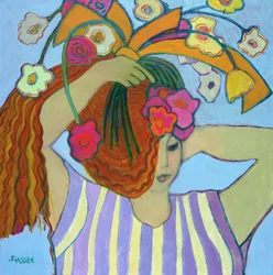 Flowers in Her Hair