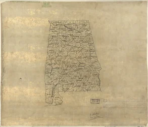Base Map of Alabama