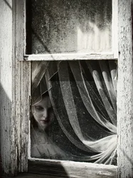 Veiled Girl Window