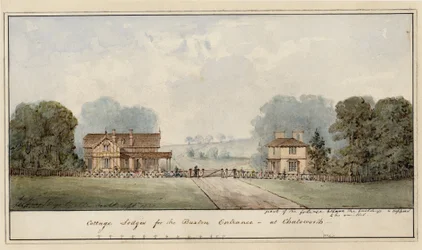 Design for the Lodges in Edensor in Chatsworth Park