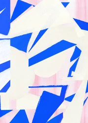 Bold Blue Pink Shapes