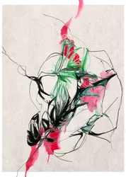 Vibrant Botanical Abstract