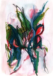 Vibrant Floral Abstract