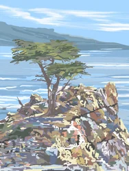 Lone Cypress Ocean View