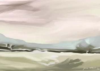 Serene Pastel Landscape