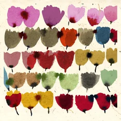 Inky Tulips