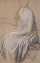 Costume Study for the Portrait of Countess Agnete Marie Rosencrone