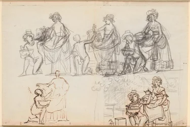Various Drafts for a Scene from P.A. Heiberg