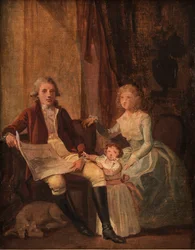 Peder Anker with Wife and Daughter