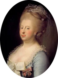 Portrait of Caroline Matilda of Great Britain, Queen of Denmark