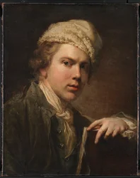 Self-portrait with Portfolio