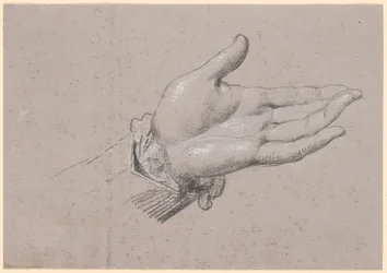 Study of a Left Hand, Used in the Full-Length Portrait of Frederick VI as Crown Prince from 1786 at Amalienborg