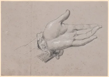 Study of a Left Hand, Used in the Full-Length Portrait of Frederick VI as Crown Prince from 1786 at Amalienborg