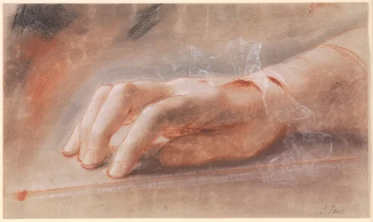 Study of a Right Hand for the Portrait of Countess Anna Joachima Danneskiold-Laurvigen