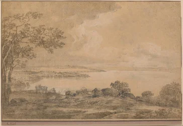 View Over Esrum Lake Towards Fredensborg, Seen from Plejelt