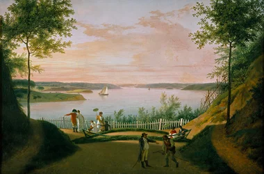 View of the Little Belt from Hindsgavl on Funen