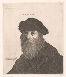 Portrait of Pythagoras. (title on object) Busts of philosophers and kings (series title)