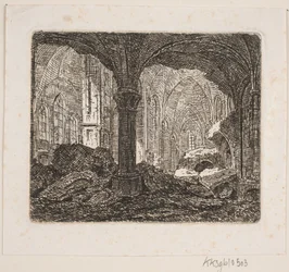 Interior from the Same Ruin 1806