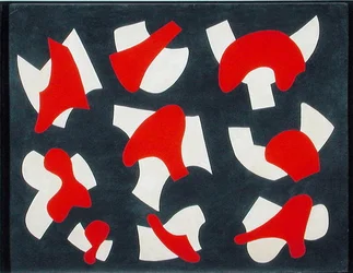 Separated Forms - Red, c.1937