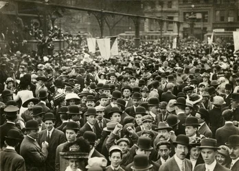Crowd in Union Square at Suffrage Meeting