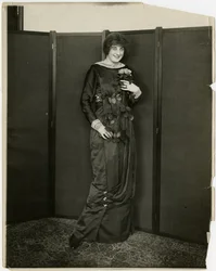 Dress, draped, Gimbels, c.1905-18