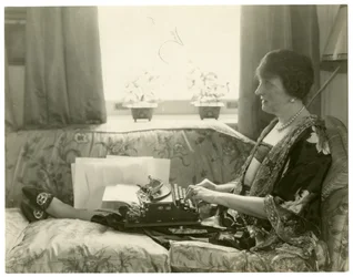 Mrs Emily Post, author of Etiquette, c.1926-28