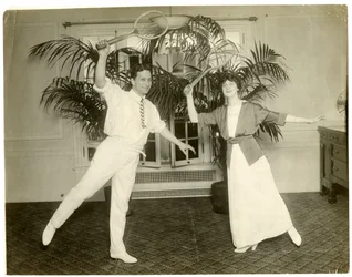 New Parisian dancers Señor Sebastian & Mme Mann - they danced at the opening of the Albemarle Hoffman Roof garden