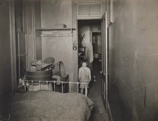 Untitled (Boy in bedroom), c. 1910
