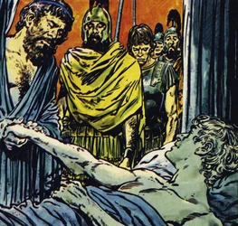 Alexander died of a fever in 323, aged 32