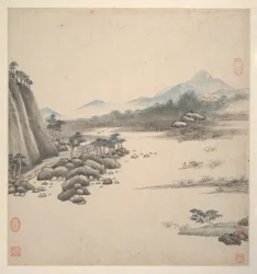 Landscapes in the styles of ancient masters