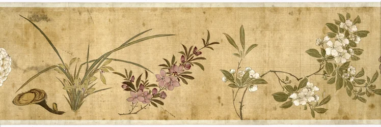 One Hundred Flowers, early 17th century (detail)