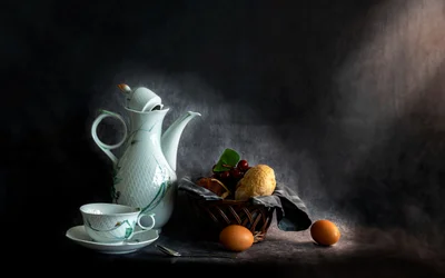 Rustic Breakfast Still Life