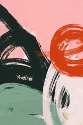 Abstract Circles and Strokes