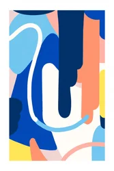 Vibrant Abstract Curves