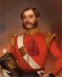 Lieutenant William Munro, 39th (Dorsetshire) Regiment of Foot, c.1844