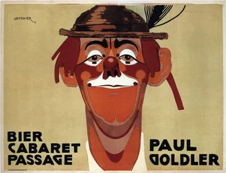 Bier Cabaret Passage, Paul Goldler, 1914