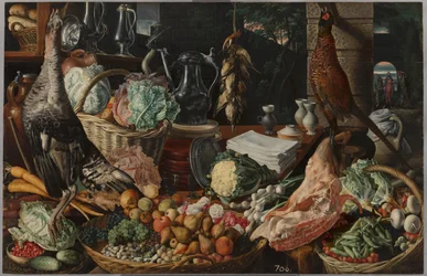 Kitchen Scene with Christ at Emmaus