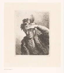 Portrait of a Man with a Feathered Beret
