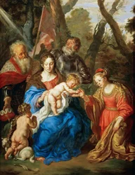 The Mystical Marriage of Saint Catherine with Saints Leopold and William