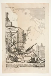 NILUS ALITER, from Sculpturae Veteris Admirata