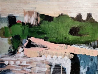 Serene Abstract Landscape