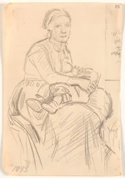 Seated Woman with Child on Lap