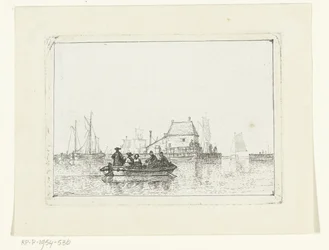 Rowboat with Passengers on the IJ