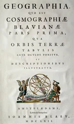 Atlas Maior, sive cosmografphiae Blaviana, atlas