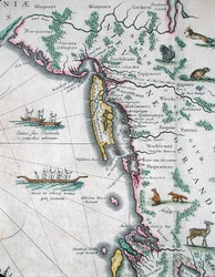 Map depicting the East Coast of North America