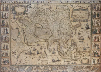Nova & Acurata Totius Asiae Tabula, by G. Blaeu, c.1673