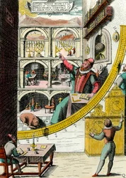 Representation of Tycho Brahe in His Observatory