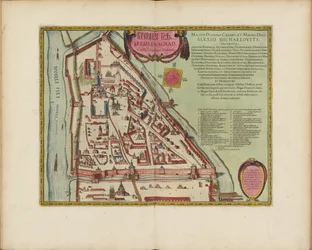The Moscow Kremlin Map of the 16th century, c.1600