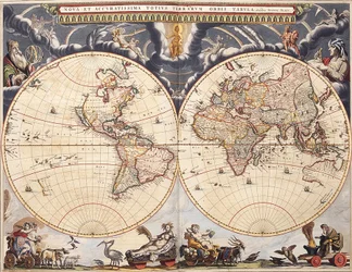 World Map from the Blaeu Atlas