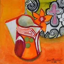 Art Deco Jug and Bowl, 2000